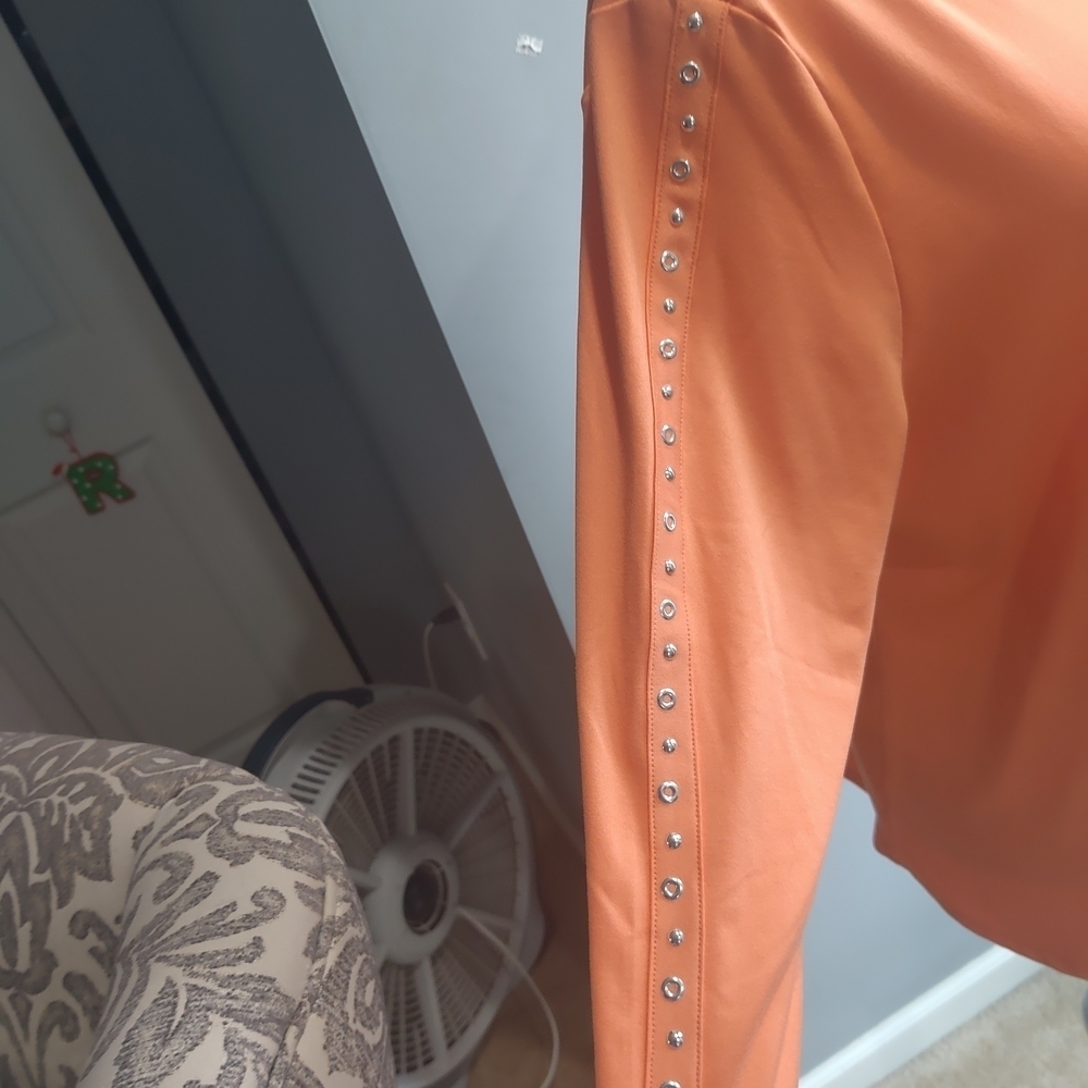 Ruby Rd. orange sorbetTop - Picture 4 of 4